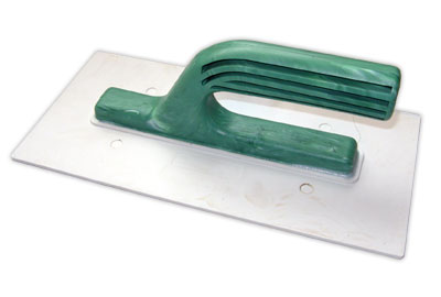Smooth plastic float with open handle